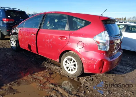 2014 Toyota Prius V Two from USA, damaged, VIN JTDZN3EU5E3364183